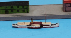 Passenger freighter "Stadt Lauenburg" (1 p.) GER 1925 Hydra Art 21